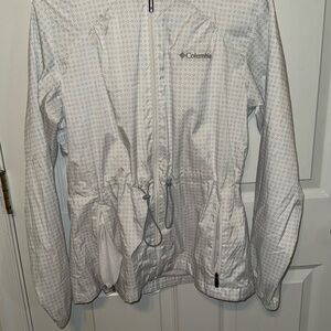 Columbia White Patterned Jacket